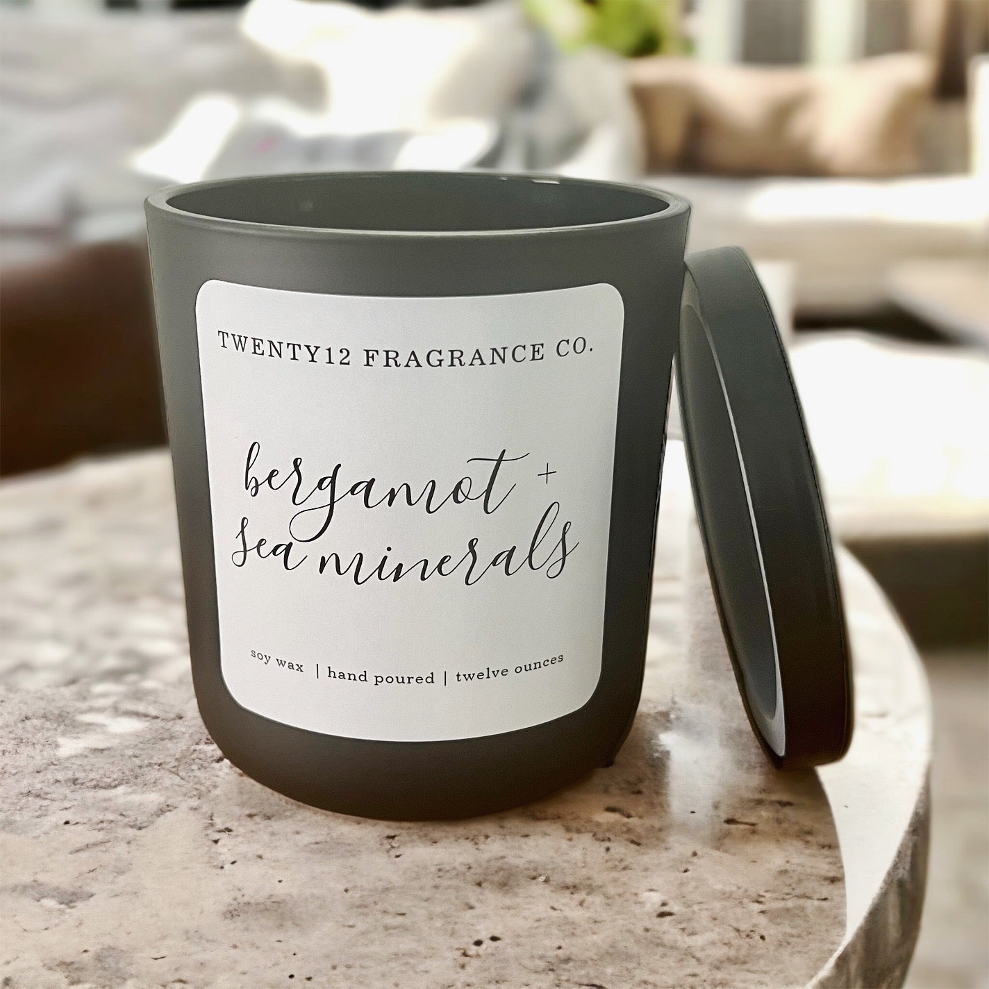 Bergamot + Sea Minerals Candle