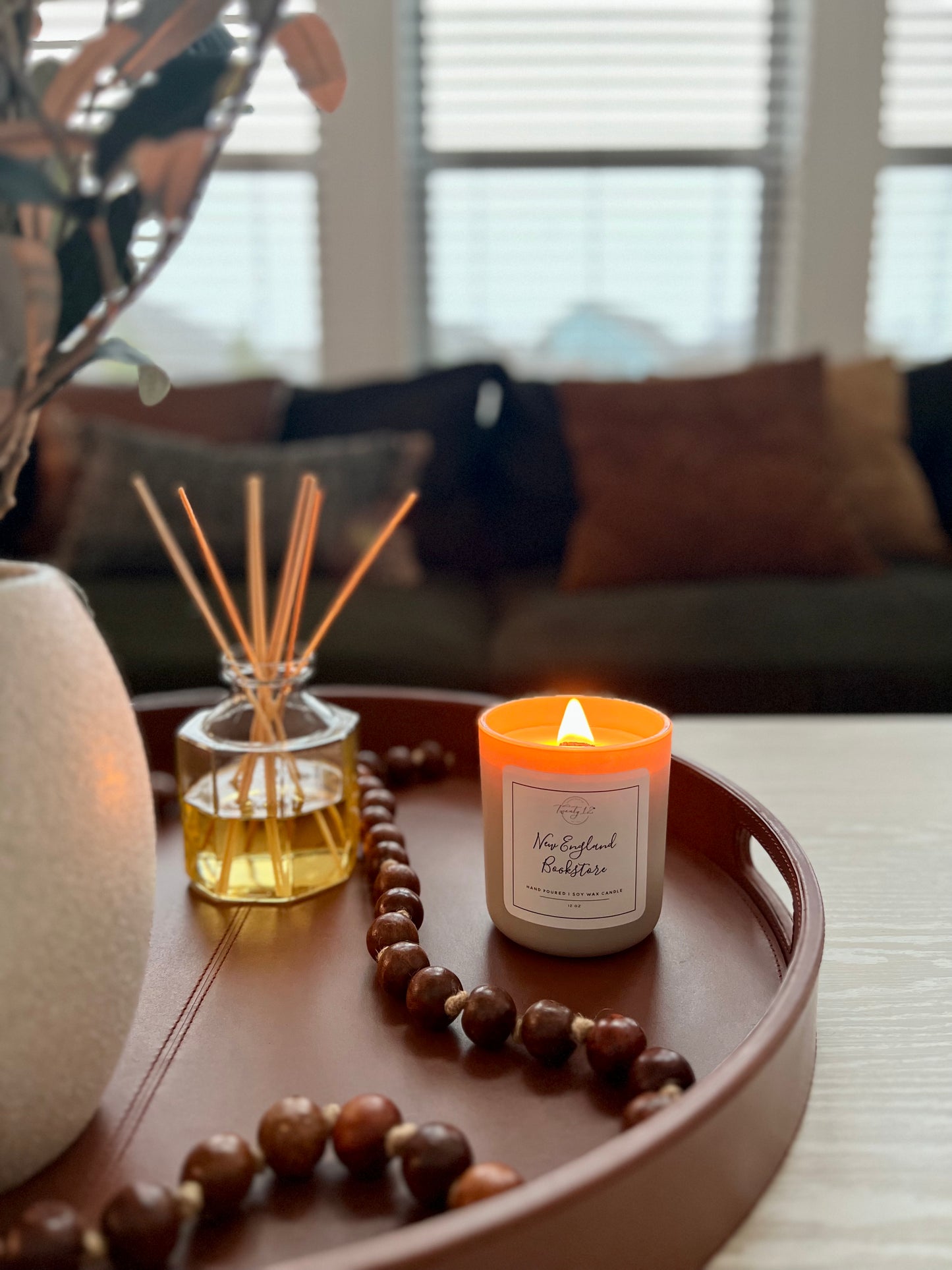Bookstore Candle