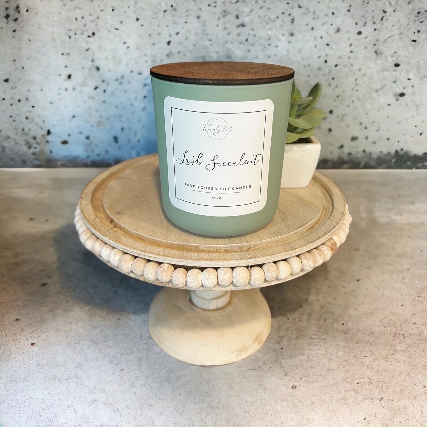 Lush Succulent Candle